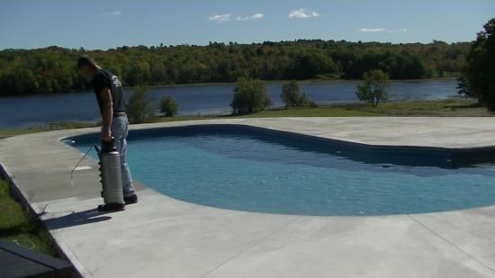 How to seal a concrete pool deck