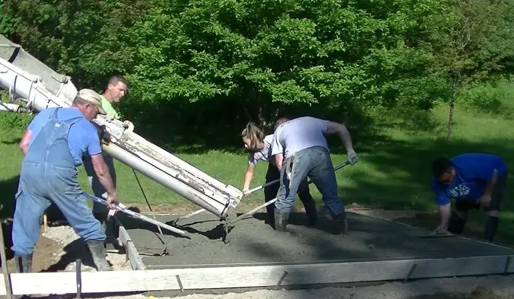 How to pour concrete how to pour concrete