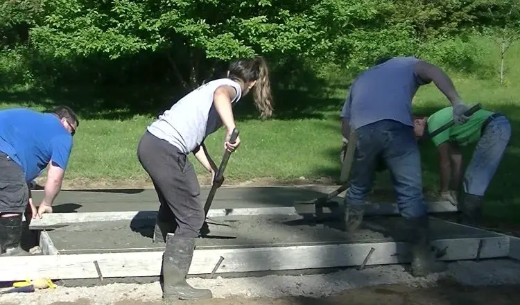 how to pour concrete how to pour concrete