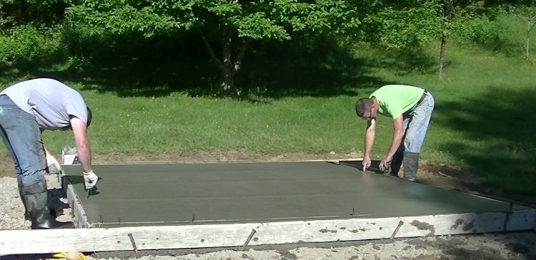 how to install anchor bolts in a slab