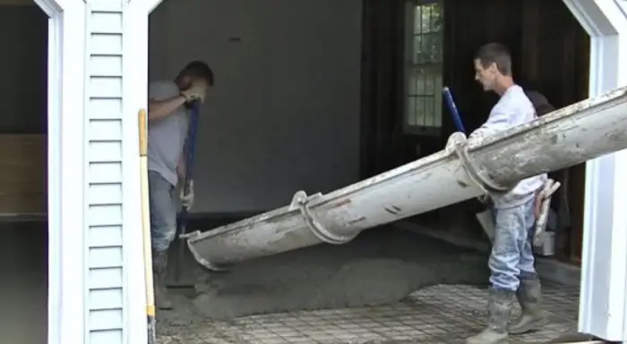 how to pour a concrete floor 1