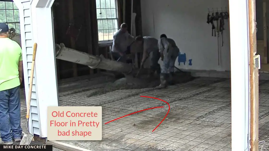 yes you can properly pour new concrete over existing concrete slabs