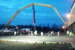 pumping concrete