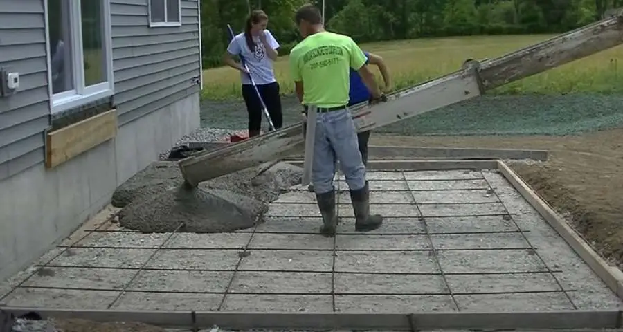 Rebar in a concrete slab 1