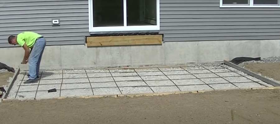 Rebar in a concrete slab 4