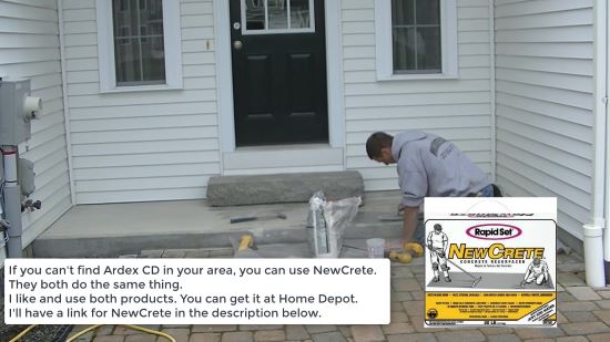 Rapid Set NewCrete concrete resurfacer