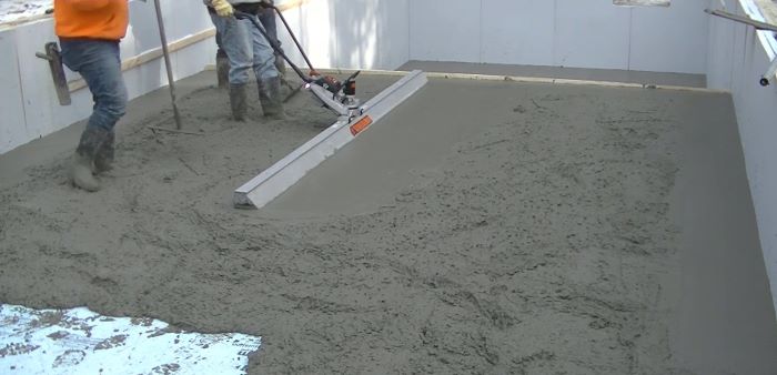 MBW Screedemon battery powered screed