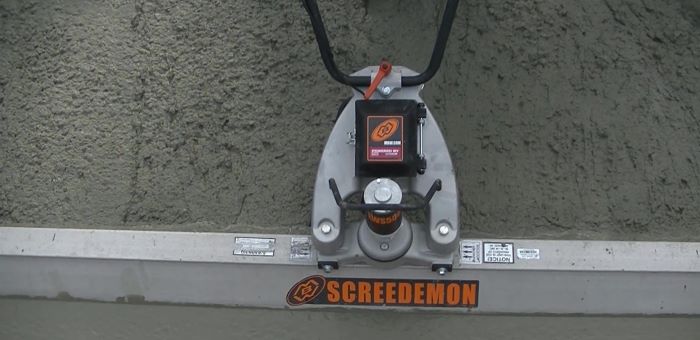 M18 battery powered concrete screed