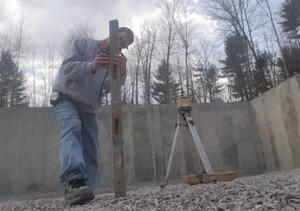 How to use a laser level for beginners For grading leveling ground