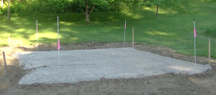 how to pour concrete slab prep how to pour concrete slab prep