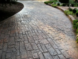 Cobblestone concrete stamp Cobblestone concrete stamp