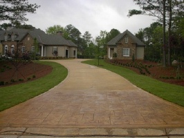 stamped concrete driveway stamped concrete driveway