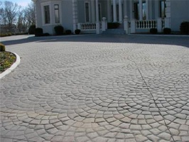 Stamped Concrete Driveway How Much Do They Cost Are Better Stamped Concrete Driveway