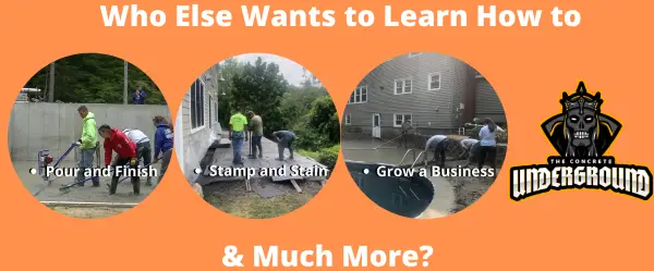 Online concrete courses training