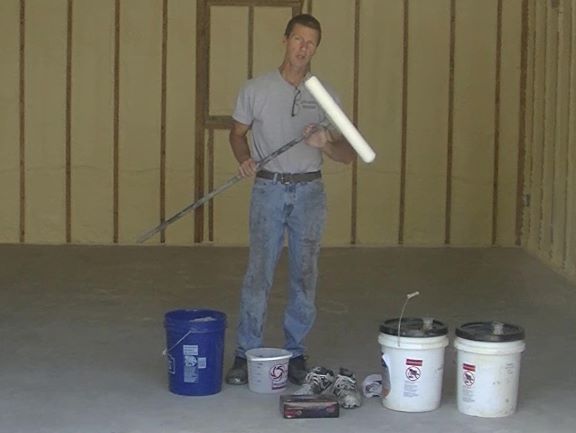 diy epoxy flake garage floor tutorial