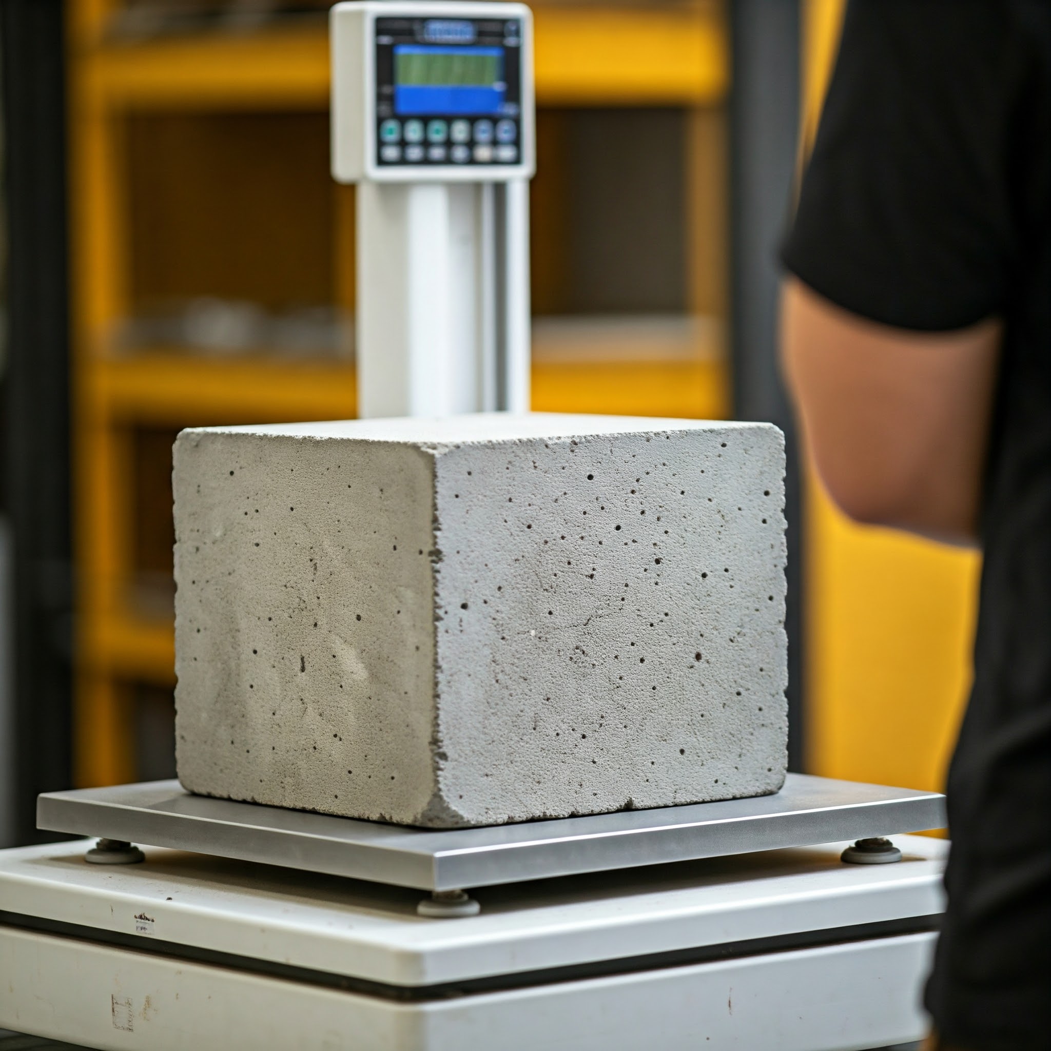 weight of cubic foot of concrete