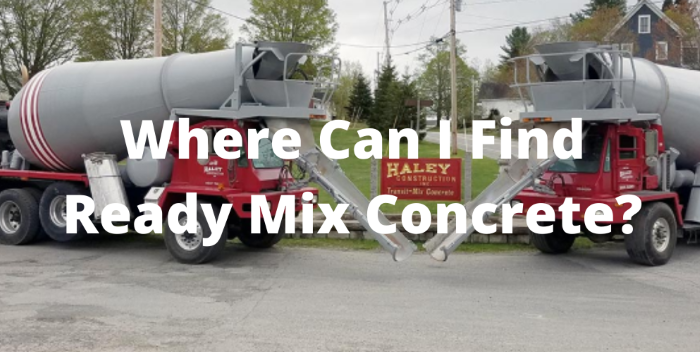 ready mix concrete suppliers