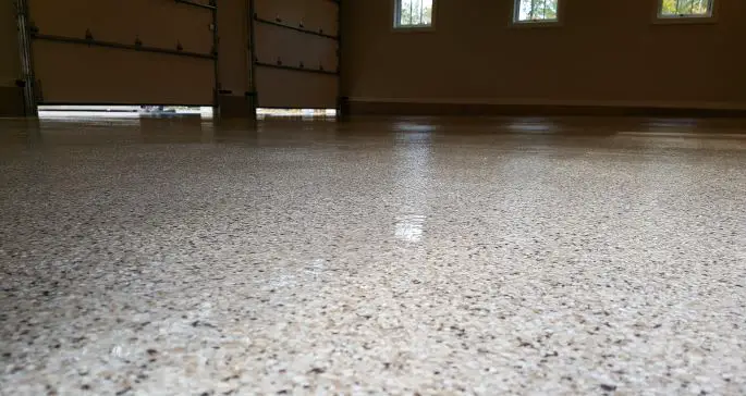 How to install a one day epoxy flake floor