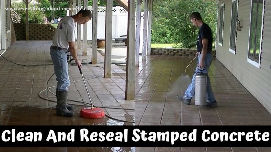 How Do I Reseal Stamped Concrete Also What Not To Do Before
