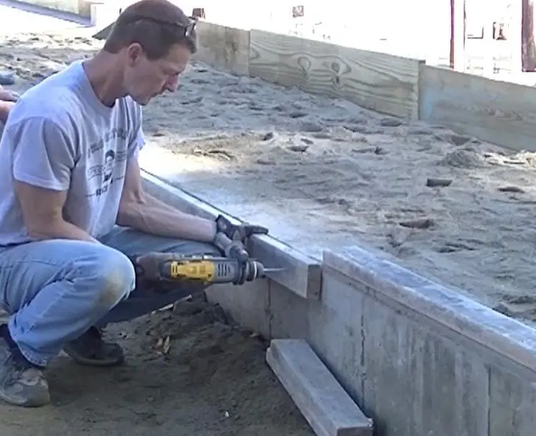 How to drill into concrete