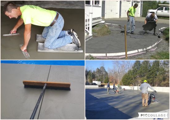 How To Finish Concrete | Troweling - Broom - Stamping - Smooth