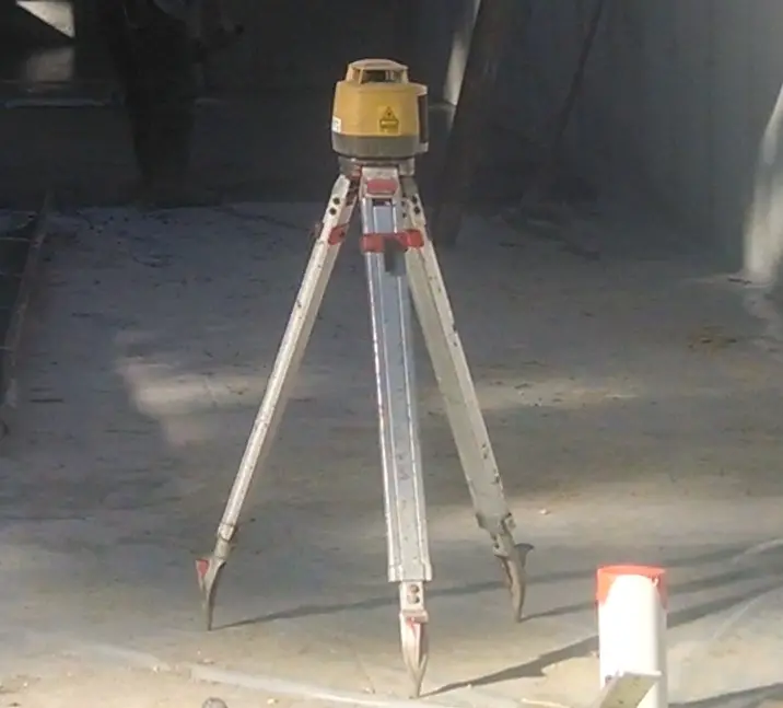 My Laser Level for doing concrete work